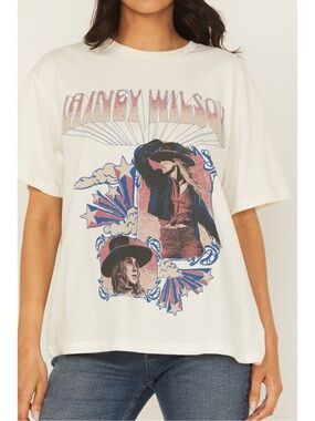 Nwot Wrangler x  Lainey Wilson White Graphic Tee